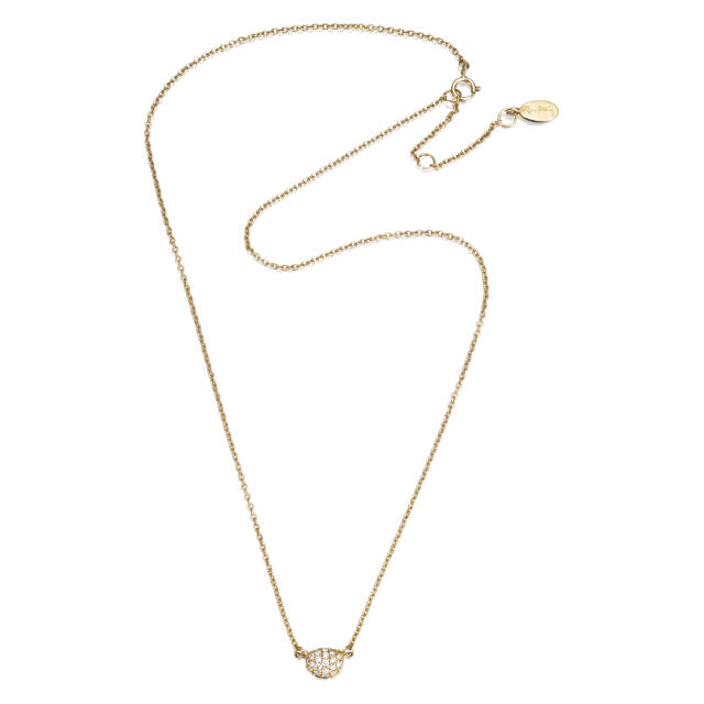 Love Bead - Diamonds Halsketten Gold 38-42 cm