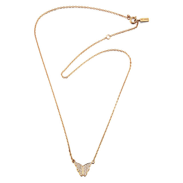 Little Miss Butterfly & Stars Halsketten Gold