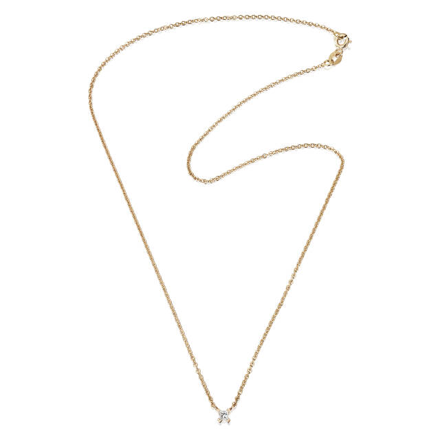 Dolce weiße Princess Halsketten Gold