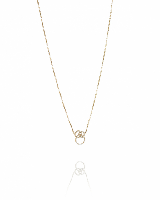 Bubbles & Stars Halsketten Gold