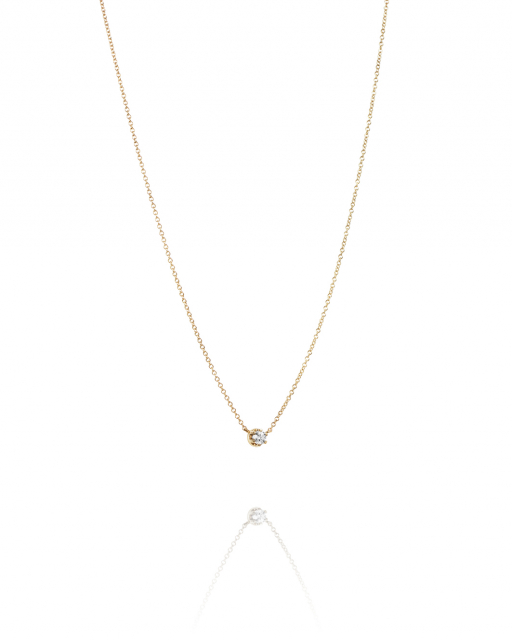 Crown & Stars Halsketten 0.30ct Gold