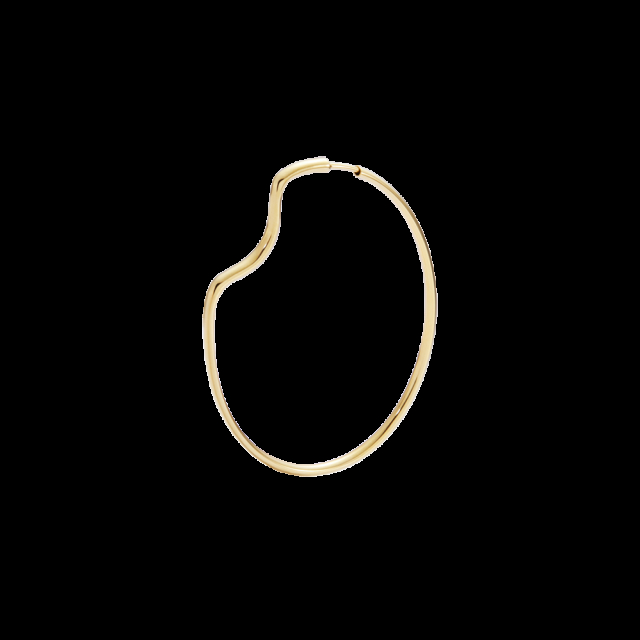 Copenhagen 50 Hoop Goldplated Silver