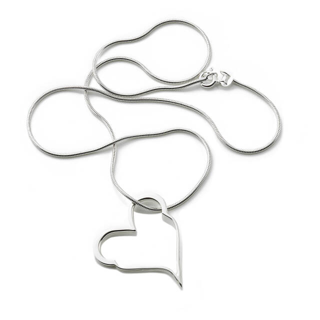 Crazy Heart Hängeschmuck Silber