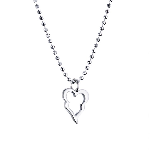 Little Crazy Heart Hängeschmuck Silber