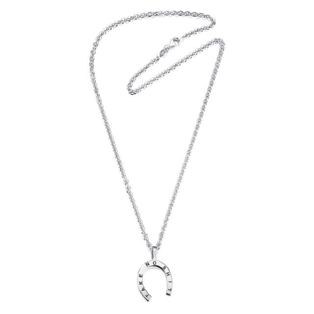 Take No Shit - Large Hängeschmuck Silber