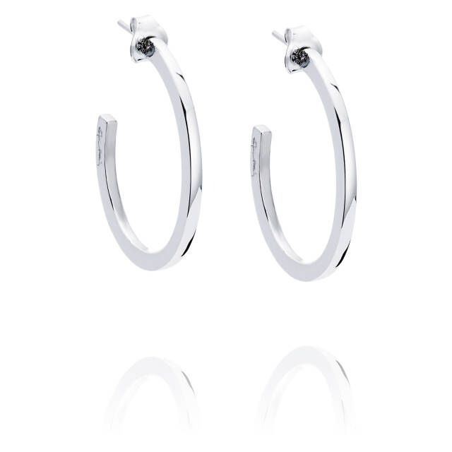 Hoops Ohrring Silber