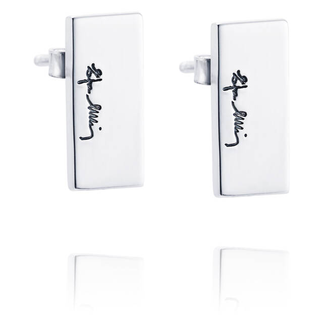 Bricks Ohrring Silber