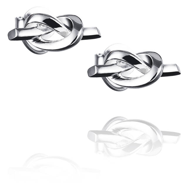 Love Knot Ohrring Silber