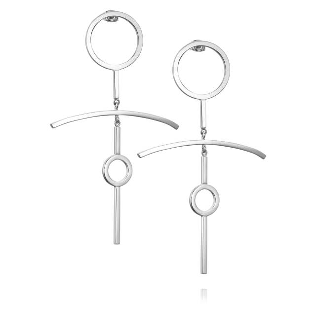 Feminine Ohrring Silber