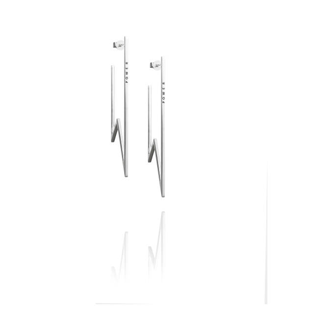 Women Power Ohrring Silber