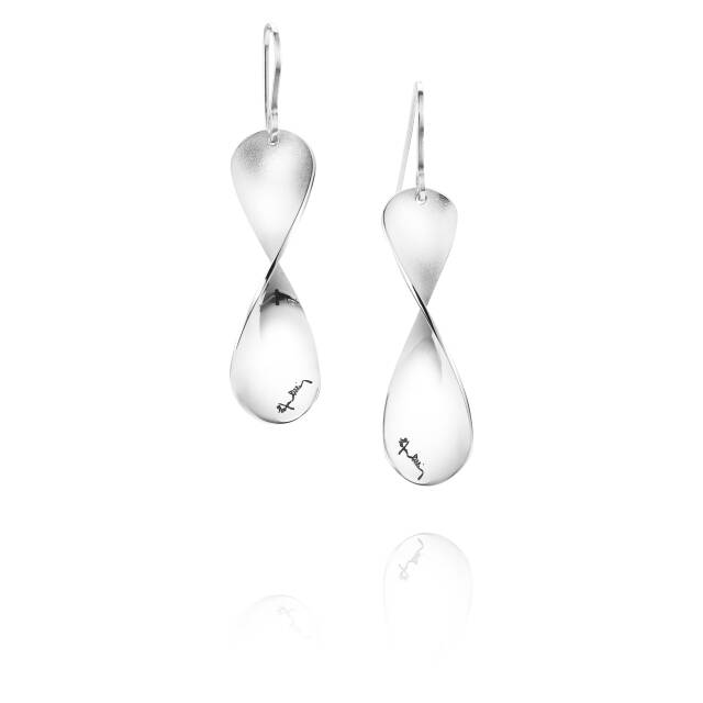 Blades Ohrring Silber