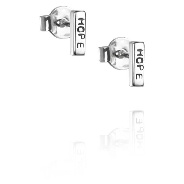 Mini Me Hope Ohrring Silber