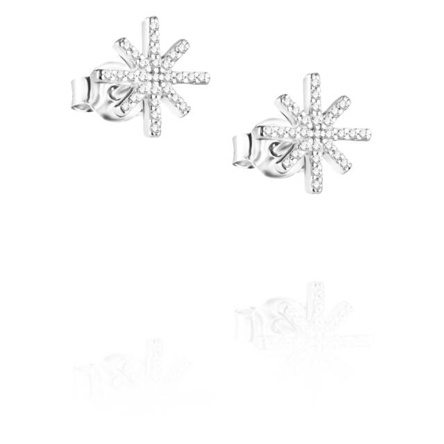 Beam & Stars Ohrring Silber