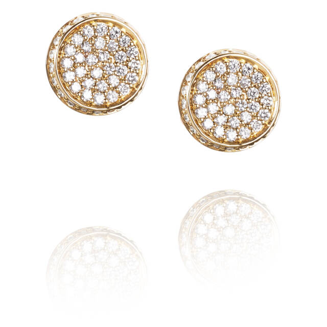 Love Bowl Mini & Stars Ohrring Gold