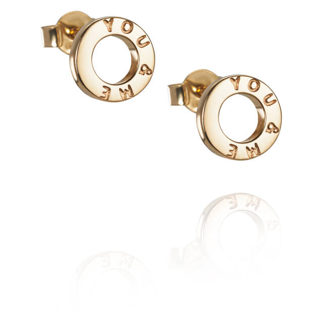 Mini Me You & Me Ohrring Gold