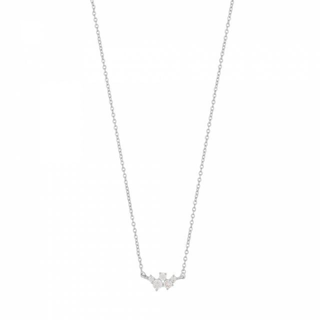 Copenhagen small chain neck 42 Silber/clear-42cm