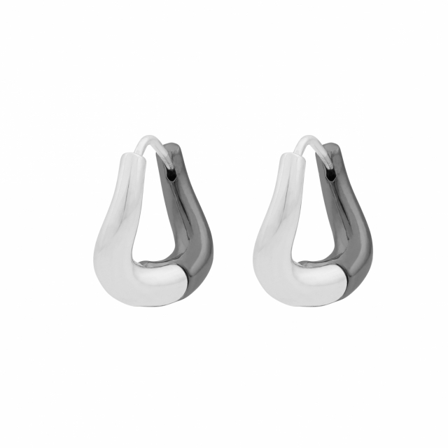 South irregular ring ear Silber/mix plain-Onesize