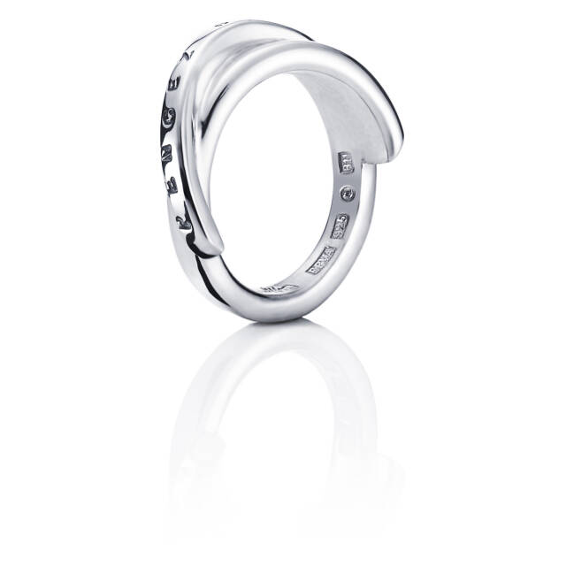 Pencez De Moy Edge Ring Silber