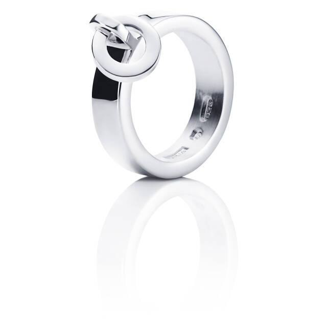 Ring Around Ring Silber