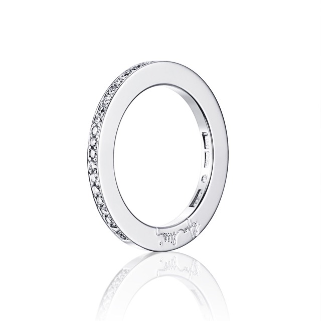 21 Stars & Signature Thin Ring Silber