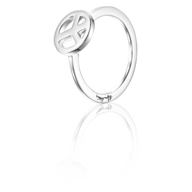 Peace Ring Silber