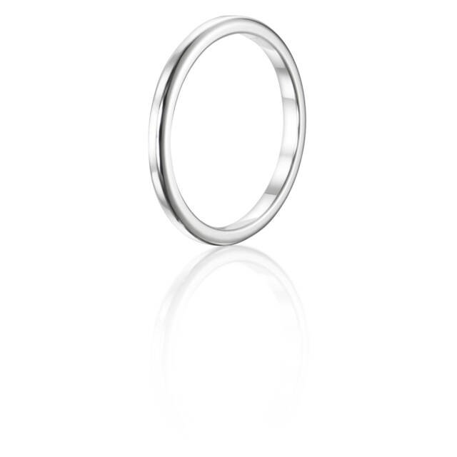 1.01 Days - Two Plain Ring Silber