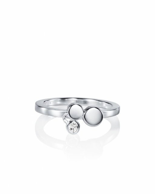 Little Champagne Ring Silver