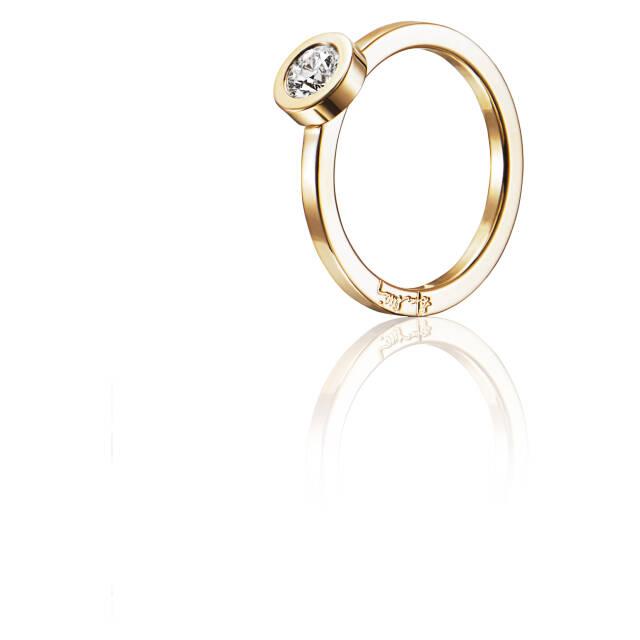 The Wedding Thin 0.40 ct diamant Ring Gold