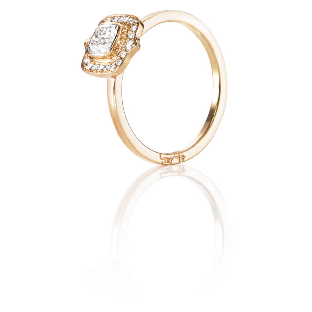 The Mrs 0.50 ct diamant Ring Gold