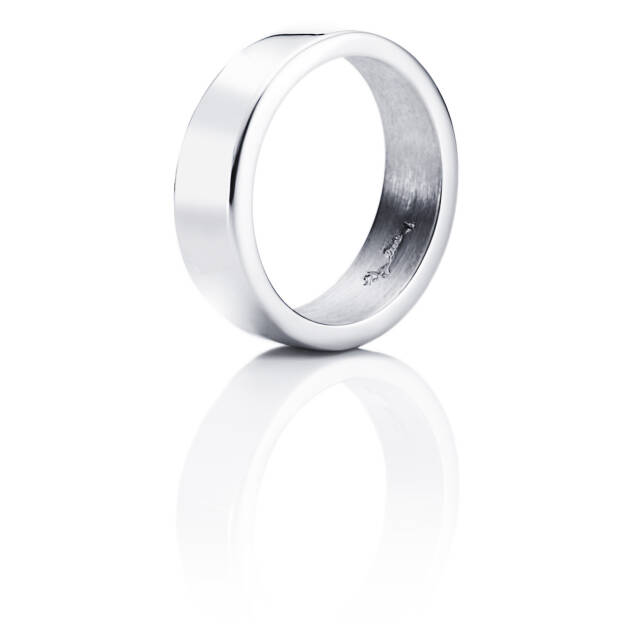Irregelbar Ring Weißgold