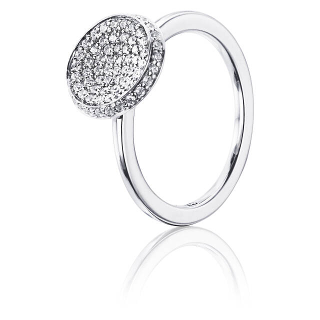 Love Bowl Ring Weißgold