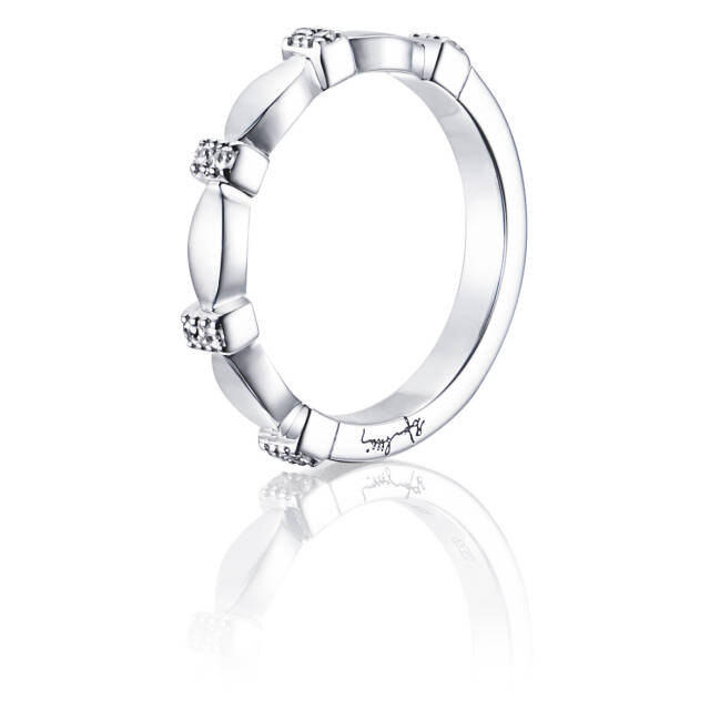 Forget Me Not Ring Weißgold