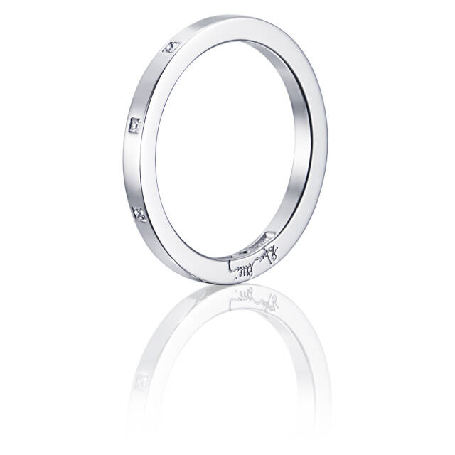 Thin & I Love You On Top Ring Weißgold