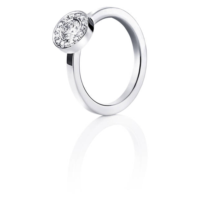 Wedding & Stars 0.40 ct diamant Ring Weißgold