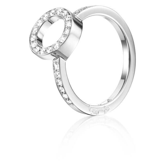 Circle Of Love I Ring Weißgold