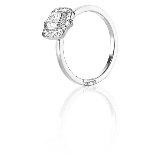 The Mrs 0.50 ct diamant Ring Weißgold