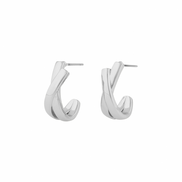 Pillow twisted ear Silber