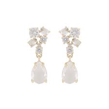 River small pendant Ohrringe Gold