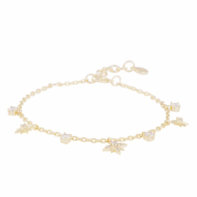 Stellaris charm brace gold
