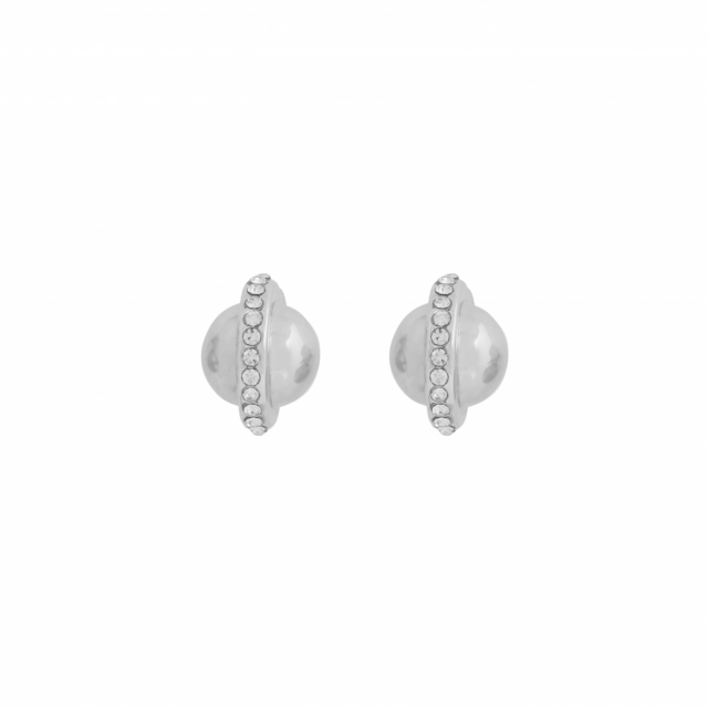 Bennet halo Earrings Silver