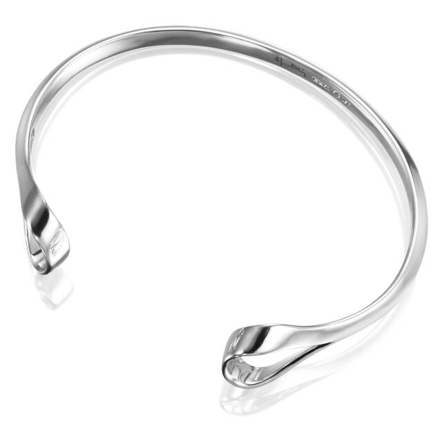 Folded Cuff Armbänder Silber
