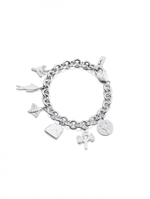 Save The Earth Armbänder Silber