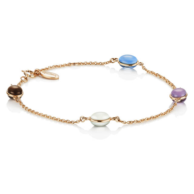 Love Beads Flow Armbänder Gold 17-19 cm