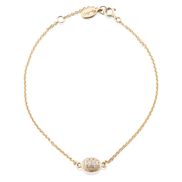 Love Bead Armbänder Gold 17-19 cm