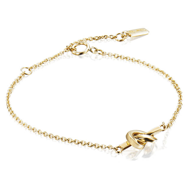 Love Knot Armbänder Gold 15-19 cm