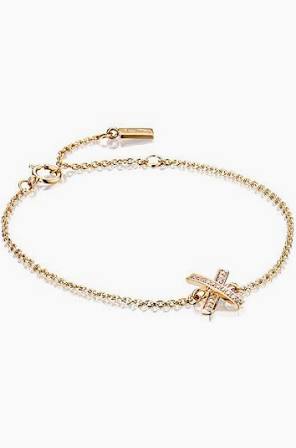 Kisses & Stars Bracelet Gold