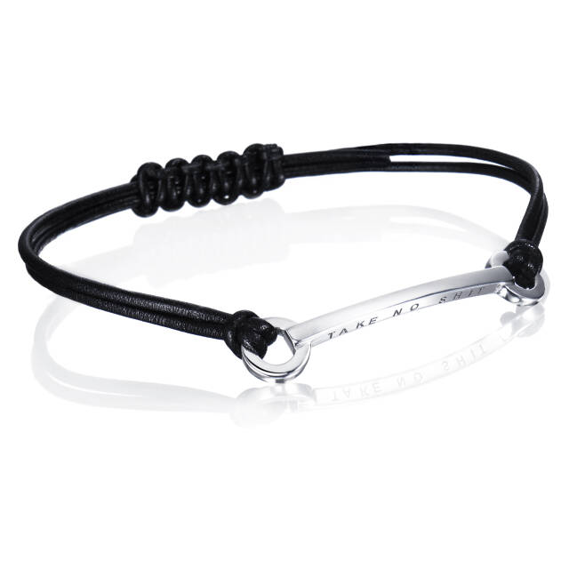 Take No Shit Leather Armbänder