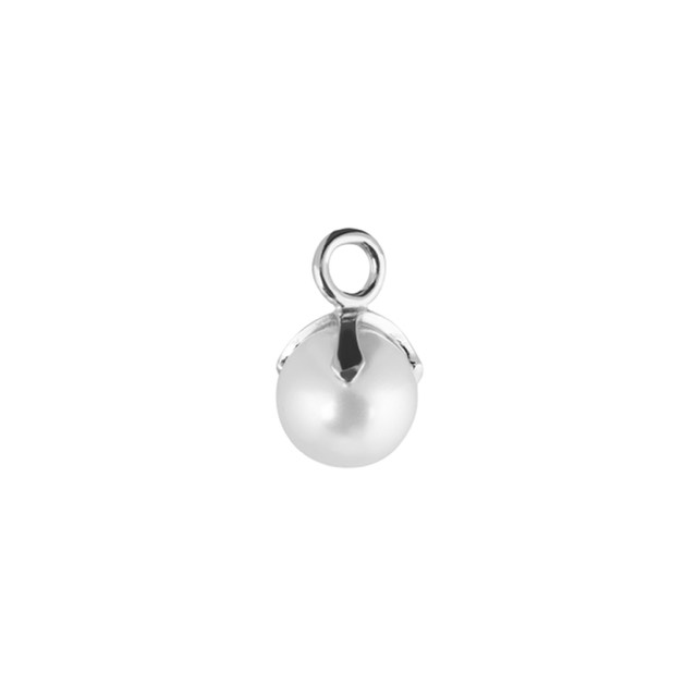 Letters Pearl pendant Silber/ per styck