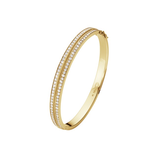 HALO BANGLE Armbänder Diamant PAVE 1.83 ct Gold
