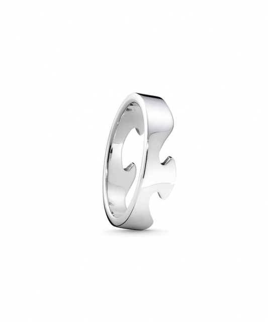 FUSION END Ring Weißgold